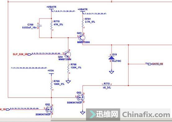 测Q40控制极电压为0V