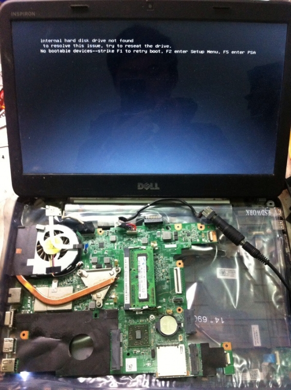 DELL M4040笔记本严重进水维修