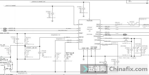 CPU背面供电有1.05V,1.35V