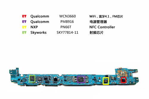 三星智能手机Galaxy A8拆解