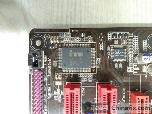 映泰H55A+不上电、跑码死机维修 图3