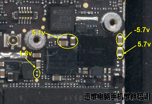 iPhone5无触摸维修