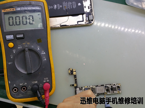iPhone6S进水不开机,50MA循环掉电维修
