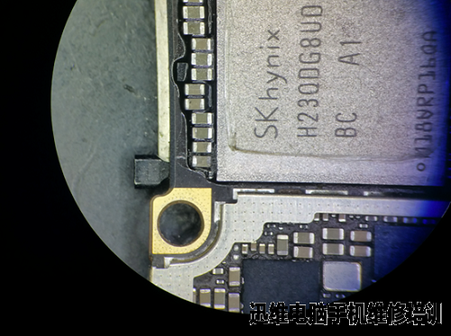 iPhone6S进水不开机,50MA循环掉电维修