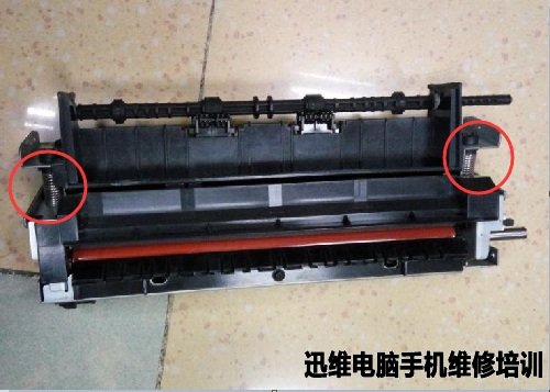 HP P2015N激光打印机卡纸,更换定影膜维修 图7