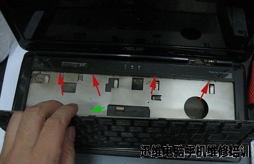 华硕K41V笔记本不开机故障维修一例!