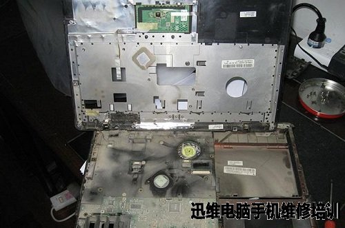 华硕K41V笔记本不开机故障维修一例!