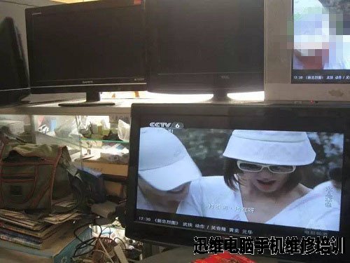 TCL L32M16开机指示灯不亮 无光栅无伴音维修 图10