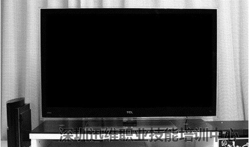 TCL L40V8200-3D型液晶彩色电视机不开机电指示灯可以亮 图1