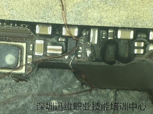 iPhone6卡槽坏了 飞线修复 图3