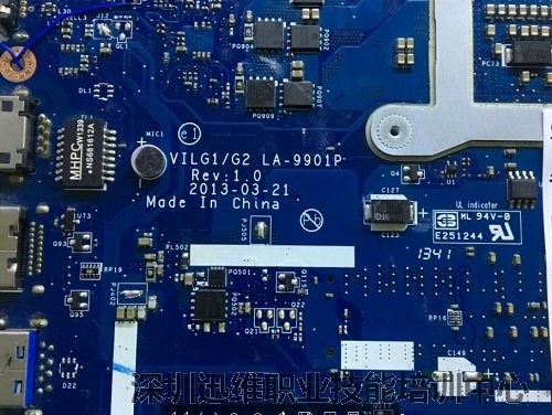 联想主板LA-9901P不触发导致电脑开不开机维修(图1)