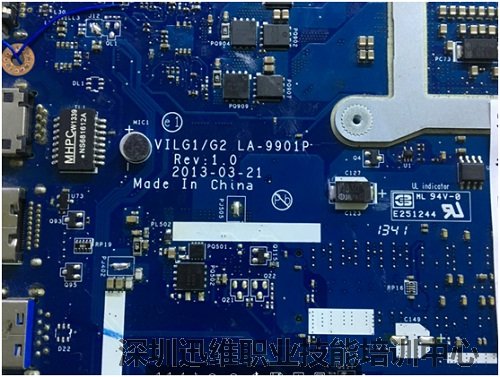 联想主板LA-9901P不触发 开不了机故障维修