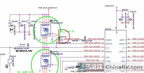 迅维实地面授培训学员笔记本 主板维修分享