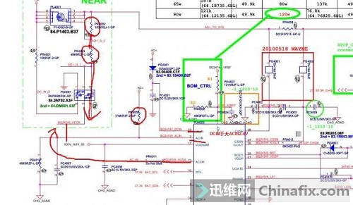 迅维实地面授培训学员笔记本 主板维修分享