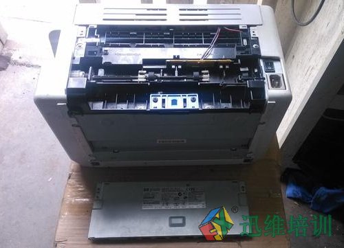 惠普HP1020黑白激光打印机卡纸不出纸维修 图3
