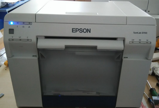 爱普生D700干式打印机打照片刮墨维修