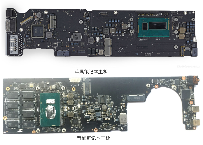 苹果MacBook和普通笔记本的电路区别 图2