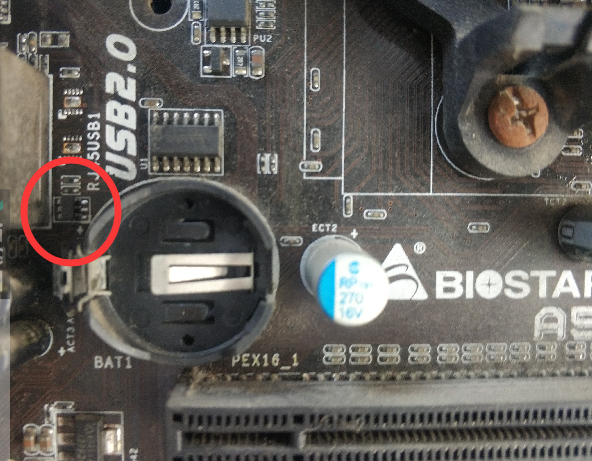 映泰A55ML主板USB接口不能用维修 图4