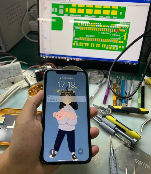 iPhone11使用着突然手机黑屏不开机通病维修 图6