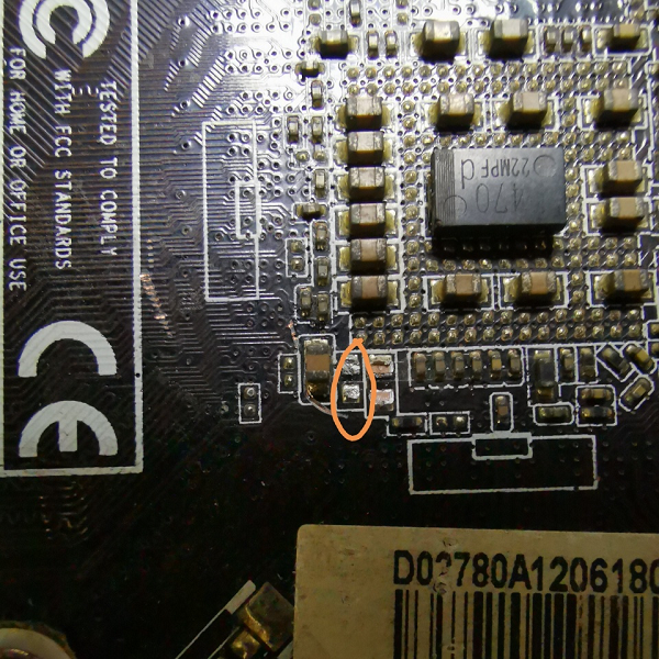 铭瑄GTS450变形金刚显卡开机屏幕不显示多故障维修 图11