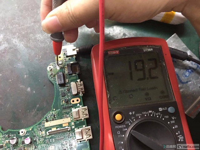 迅维实地学员分享:进水华硕K501L笔记本不开机维修 图8