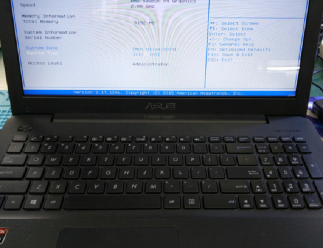 迅维远程学员分享：华硕X555Y键盘乱码一直跳维修过程 图6