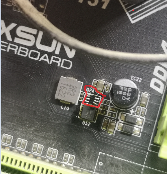 迅维培训学员分享:铭瑄MS-B150MSD4 Turbo主板不开机挡77通病 图2