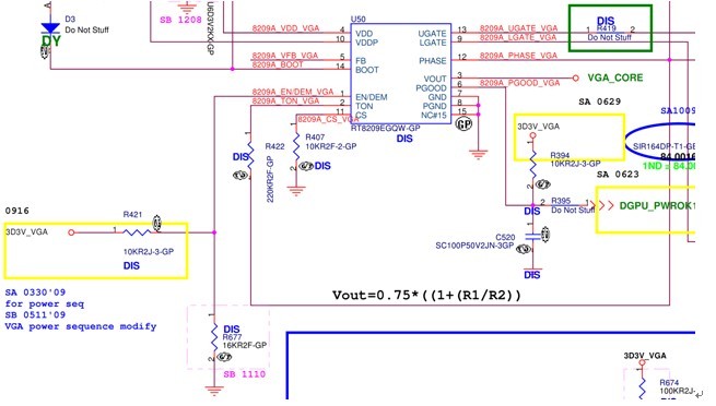 VGA_CORE电压