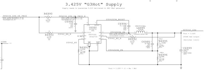 3.425V  \G3HOT\ supply