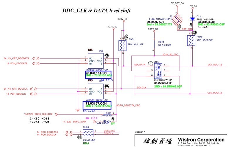 DDC_CLK &DATA level shift