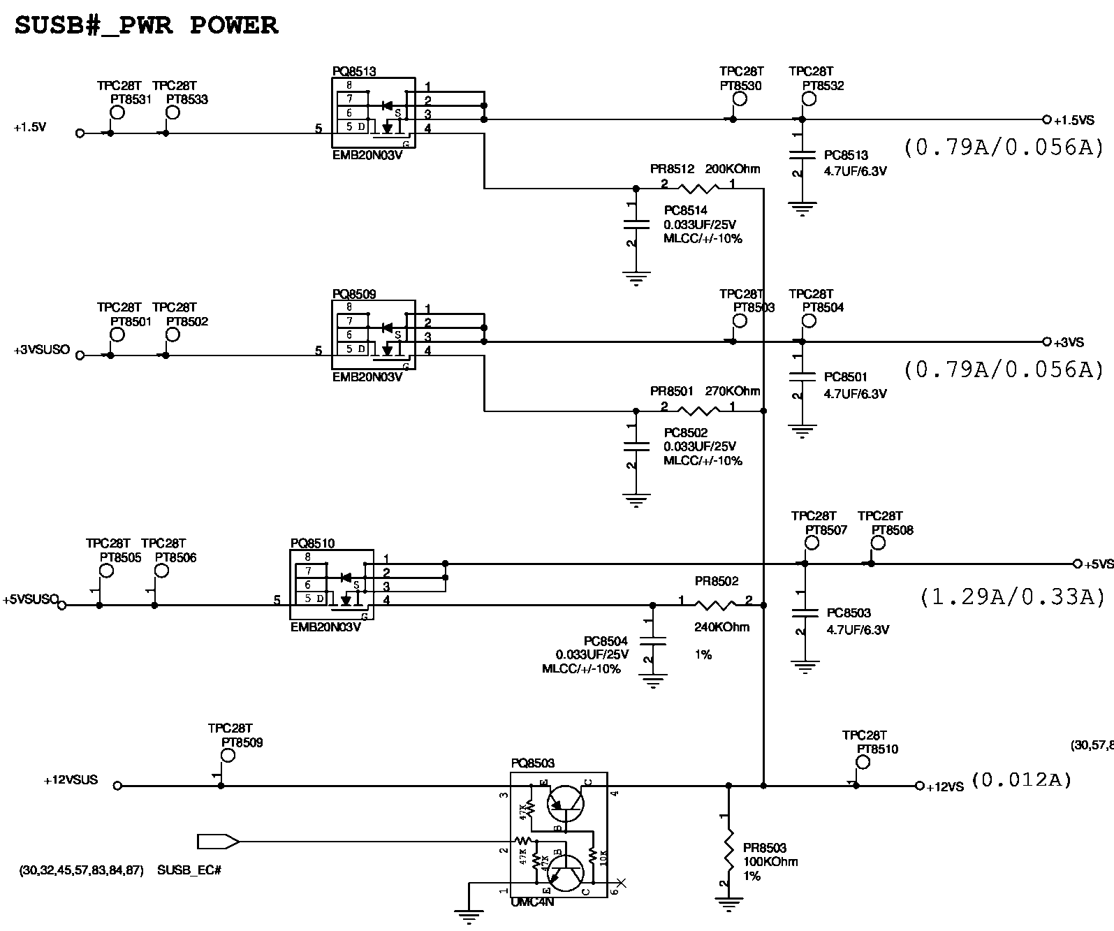 5VS电压送给UP7711(PU9103)，控制产生0.75VS