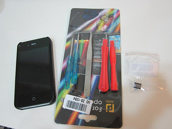 iphone4、5星螺絲起子工具組及全新的iphone聽筒