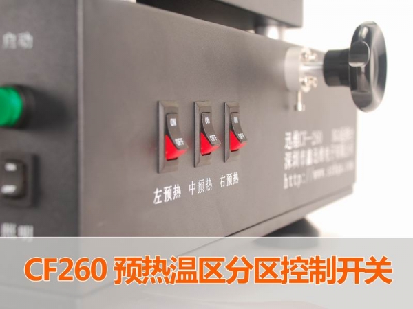 CF260预热温区分区控制开关