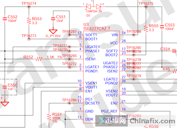 L6电感前不良电波