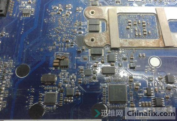 清理后的板面