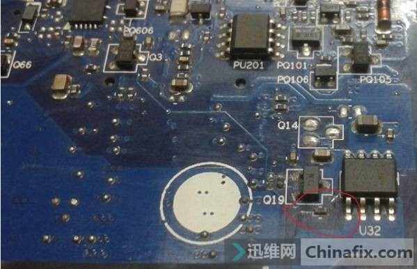 1.8v电阻无穷大且断线