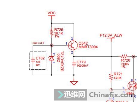 Q542的3个脚电压