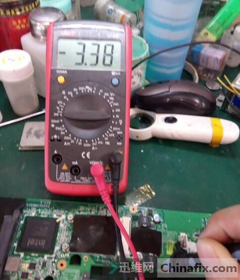 通电测电压