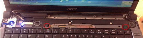 宏基笔记本电脑4736ZG拆机清灰
