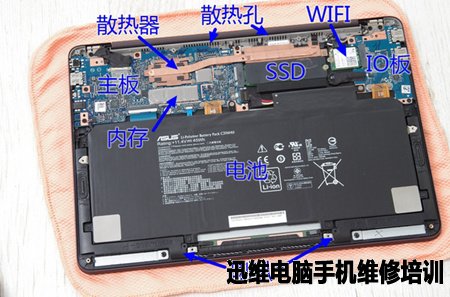 华硕ZenBook U305拆机