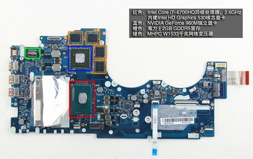 联想Y700游戏本拆机