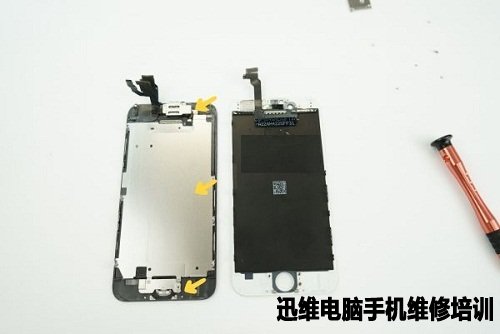 iPhone手机6碎屏换屏过程