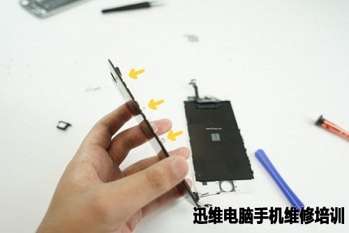 iPhone手机6碎屏换屏过程