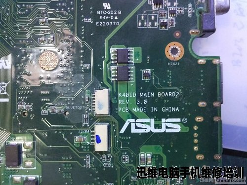 华硕K40ID REV:3.0 进水简单维修