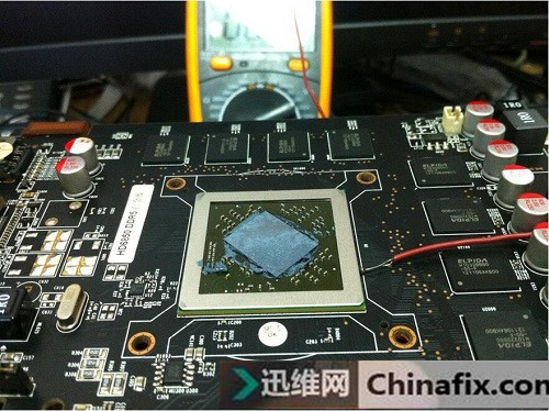 双敏HD6850花屏GPU空焊 图6