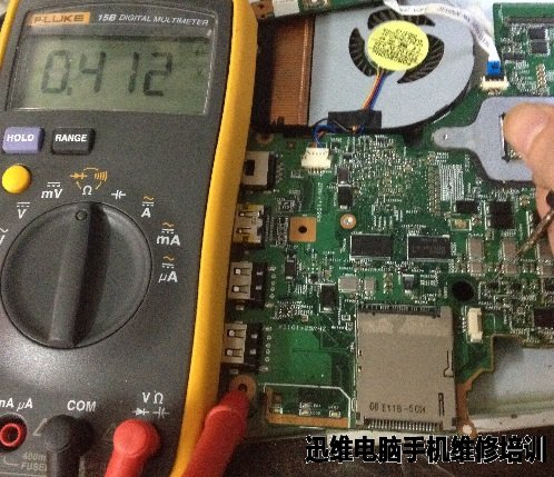 联想V370无核心显卡电压维修 图10