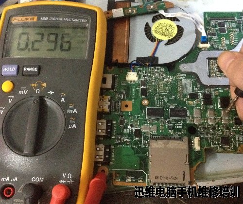 联想V370无核心显卡电压维修 图11