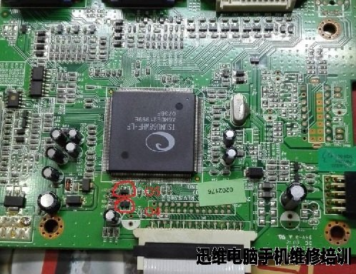 方正FHC80-NT液晶显示器白屏维修 图6