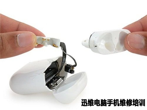 苹果AirPods分体式无线耳机拆解!