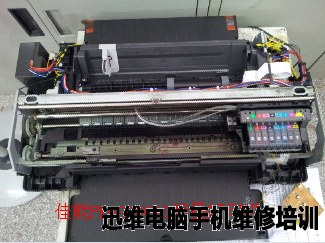 佳能PRO-9000A3喷墨打印机黄绿灯交替闪11下维修
